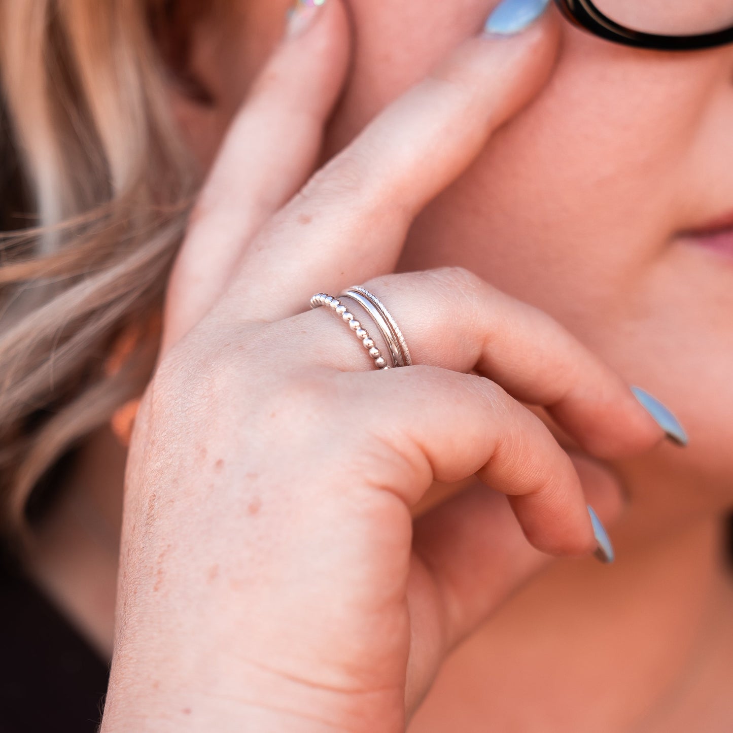 Silver Stacker Ring